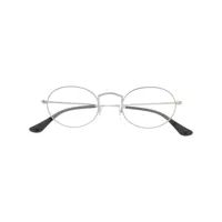 ray-ban lunettes de vue à monture ronde - argent