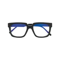 kuboraum lunettes de vue à monture carrée bicolore - noir