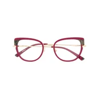 etnia barcelona lunettes de vue trapani à monture oversize - rose