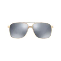 versace eyewear lunettes de soleil à monture carrée - or