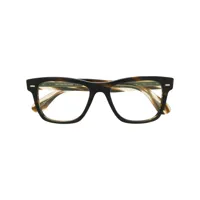 oliver peoples lunettes de vue à monture carrée - noir