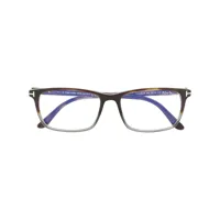 tom ford eyewear lunettes de vue à monture carrée - marron