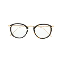 cartier eyewear lunettes de vue c décor - marron