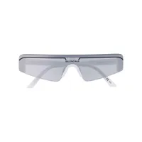 balenciaga eyewear lunettes de soleil ski - blanc