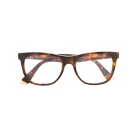 retrosuperfuture lunettes de vue à monture carrée - marron