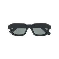 retrosuperfuture lunettes de soleil à monture rectangulaire - noir