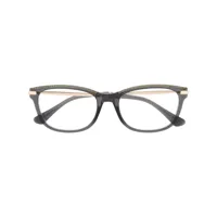 jimmy choo eyewear lunettes de vue à monture carrée - noir