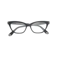 gucci eyewear lunettes de vue à monture papillon - noir