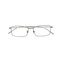 calvin klein lunettes de vue à monture rectangulaire - gris