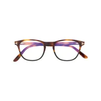 tom ford eyewear lunettes de vue à monture carrée - marron