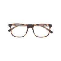 lacoste lunettes de vue à monture carrée - marron