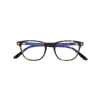 tom ford eyewear lunettes de vue à monture carrée ft5625b - marron