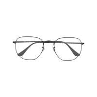 ray-ban lunettes de vue à monture hexagonale - noir