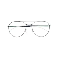 mykita lunettes de vue eero à monture pilote - bleu