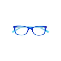 nike kids lunettes de vue à monture carrée - bleu