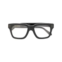 linda farrow lunettes de vue à monture carrée - noir