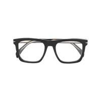 eyewear by david beckham lunettes de vue à monture rectangulaire - noir