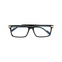 cartier eyewear lunettes de vue à monture rectangulaire - noir