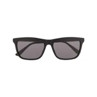 gucci eyewear lunettes de soleil gg0381s006 006 à monture carrée - noir