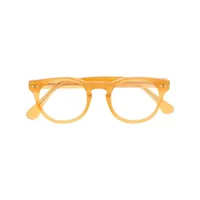 epos lunettes de vue polluce à monture ronde - jaune