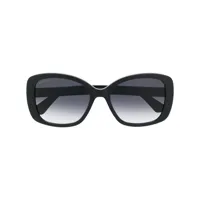 gucci eyewear lunettes de soleil gg à monture carrée - noir