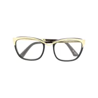 thierry mugler pre-owned lunettes de vue à monture papillon - or