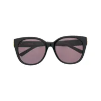 balenciaga eyewear lunettes de soleil dynasty à monture ronde - noir
