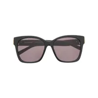 balenciaga eyewear lunettes de soleil dynasty à monture carrée - noir