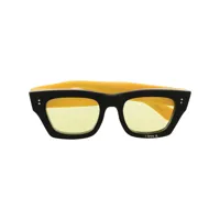 duoltd lunettes de soleil à monture carrée - jaune