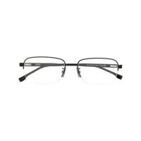 boss lunettes de vue à monture rectangulaire - noir