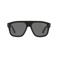 tom ford eyewear lunettes de soleil à monture oversize - noir
