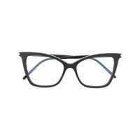 saint laurent eyewear lunettes de vue sl 386 à monture papillon - noir