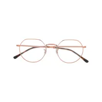 ray-ban lunettes de vue à monture géométrique - rose