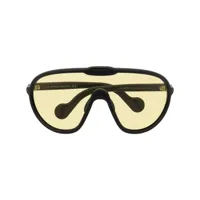 moncler eyewear lunettes de soleil à monture enveloppante - noir