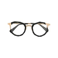 masahiromaruyama lunettes de vue mm-0020 à monture ronde - noir