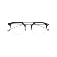 boss lunettes de vue à monture géométrique - argent