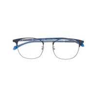 boss lunettes de vue à monture carrée - bleu