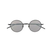 matsuda lunettes de soleil m3087 à monture ronde - gris