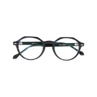 matsuda lunettes de vue à monture ronde - bleu