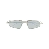kuboraum lunettes de soleil à monture ovale - argent