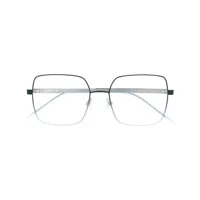 boss lunettes de vue à monture oversize - bleu