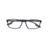 prada eyewear lunettes de soleil à monture rectangulaire - bleu