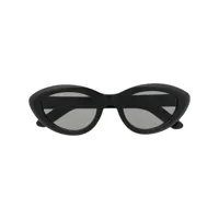 retrosuperfuture lunettes de soleil à monture ovale - noir
