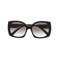 dolce & gabbana eyewear lunettes de soleil à monture oversize - noir