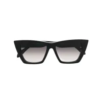 alexander mcqueen eyewear lunettes de soleil à monture papillon - noir
