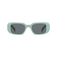 prada eyewear lunettes de soleil à monture rectangulaire - gris