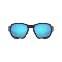 oakley lunettes de soleil oakley plazma à monture ronde - bleu