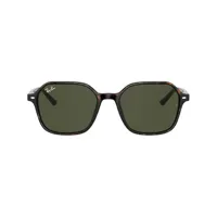 ray-ban lunettes de soleil john à monture carrée - vert