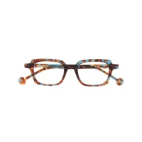 l.a. eyeworks lunettes de vue à monture carrée - bleu