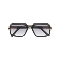 cazal lunettes de soleil teintées à monture rectangulaire - noir